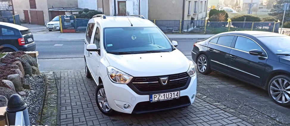 Dacia Dokker cena 27900 przebieg: 204500, rok produkcji 2018 z Buk małe 466